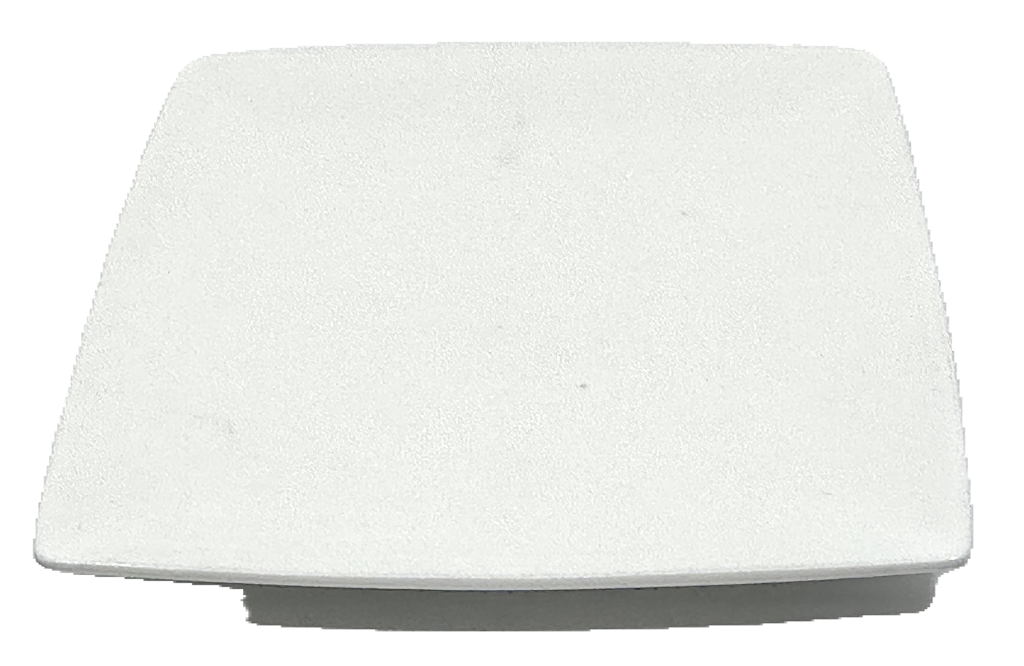 Assiette carrées blanc Yong photo 1