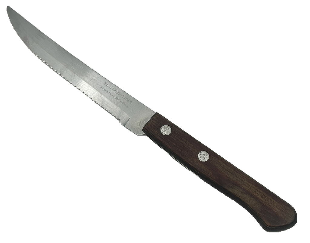 Couteau a steak petit bois photo 1