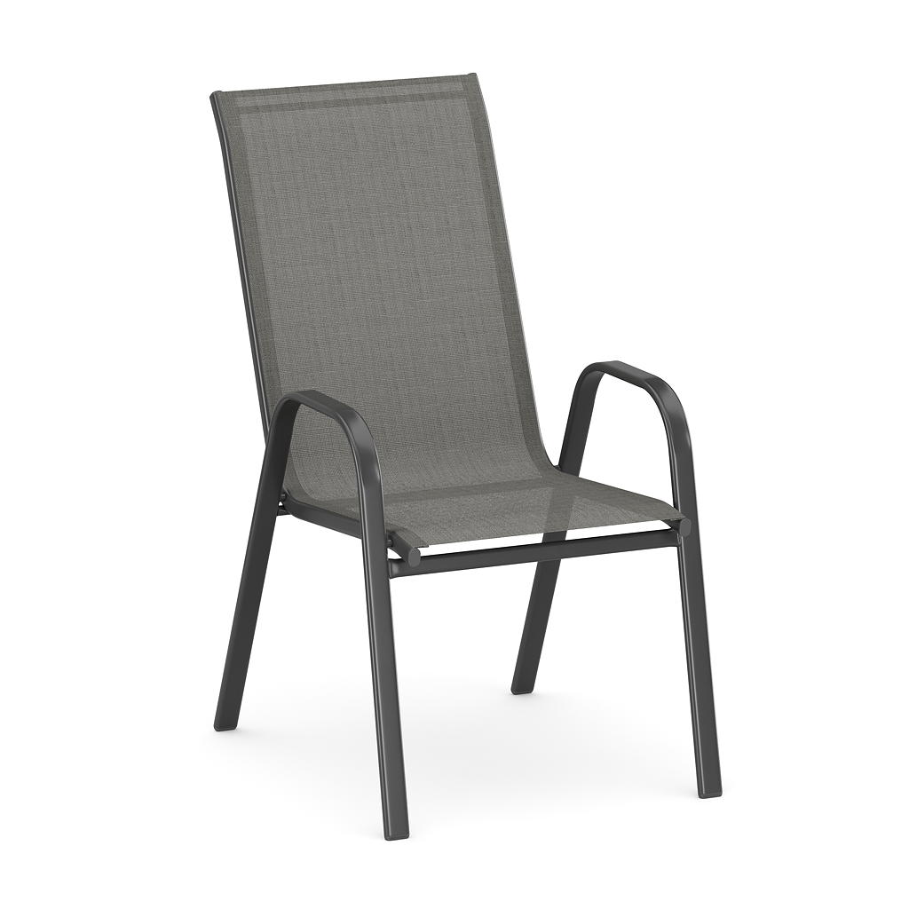 Chaises acier noir terrasse photo 1