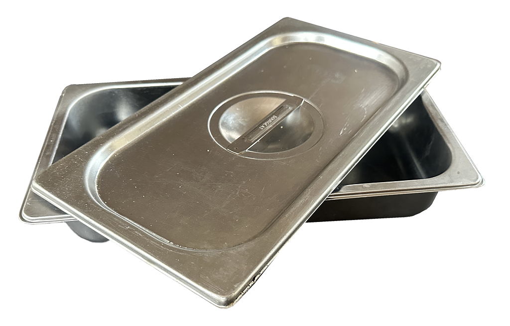 Plats Inox 170x325x50 avec couvercle photo 1