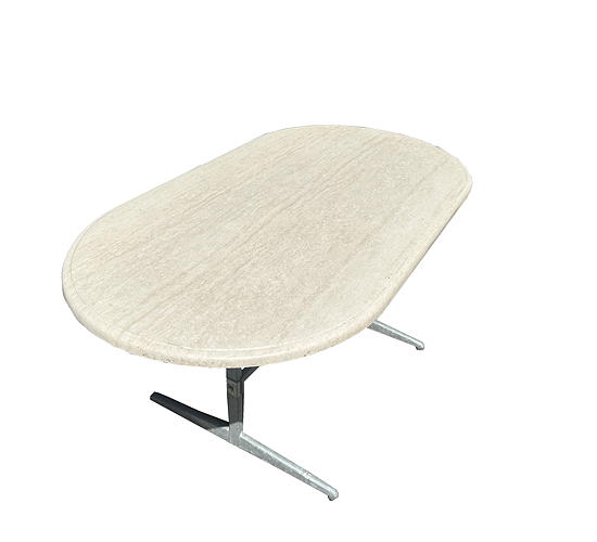 Table blanche pliable 140x76 photo 1